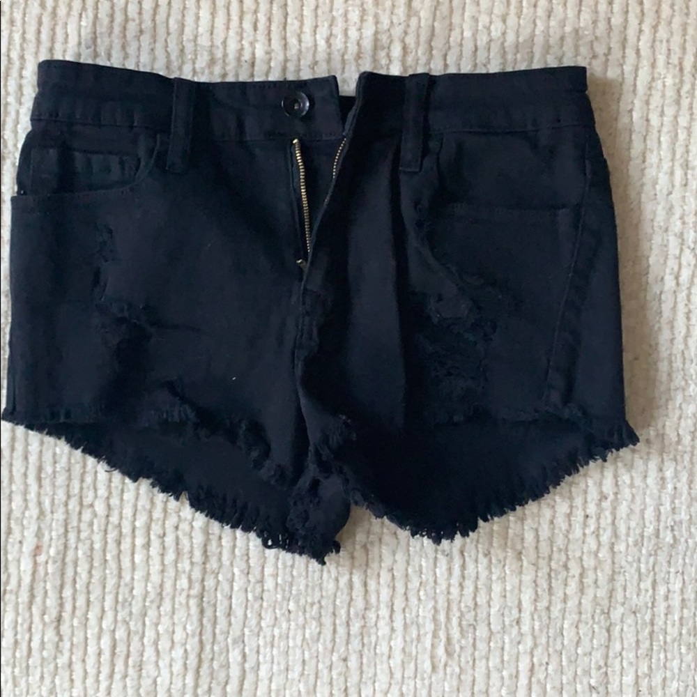 Black shorts
